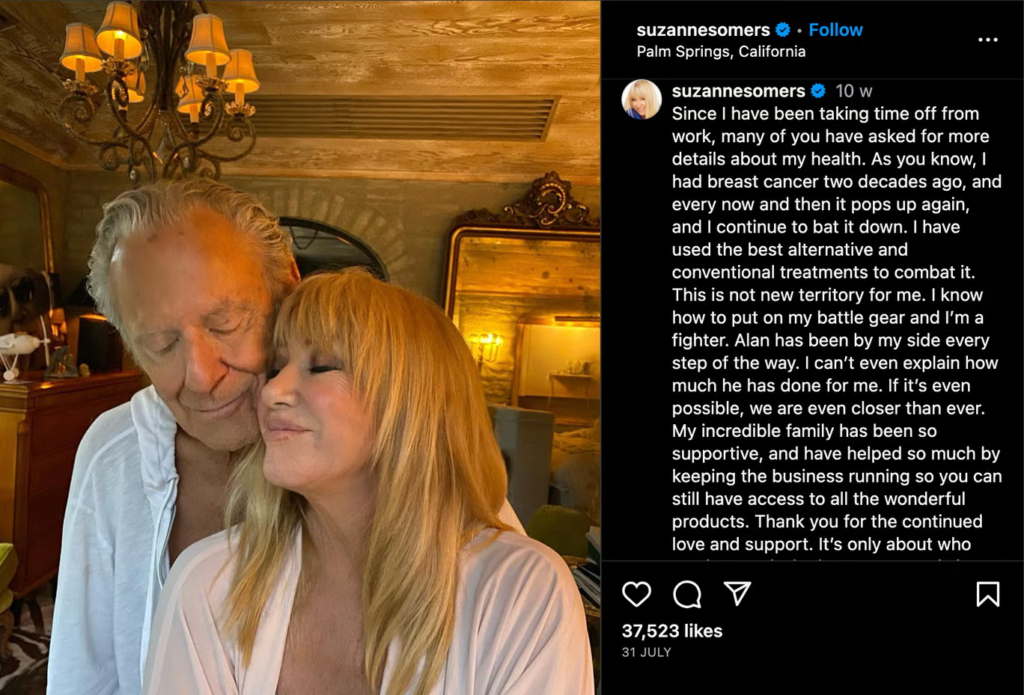 Suzanne Somers, star of Three's Company, passes away at 76 (1)